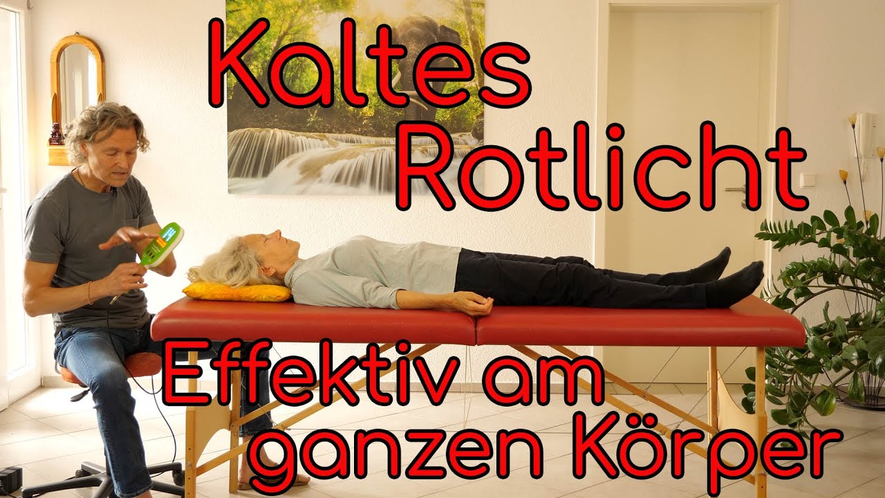   Kaltes Rotlicht: Effektiv am ganzen Körper.